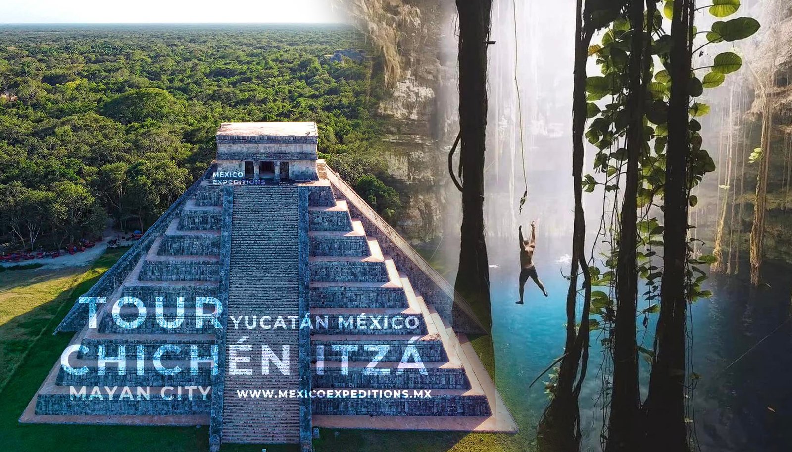 Cancún cenotes + Chichen Itza desde la costa