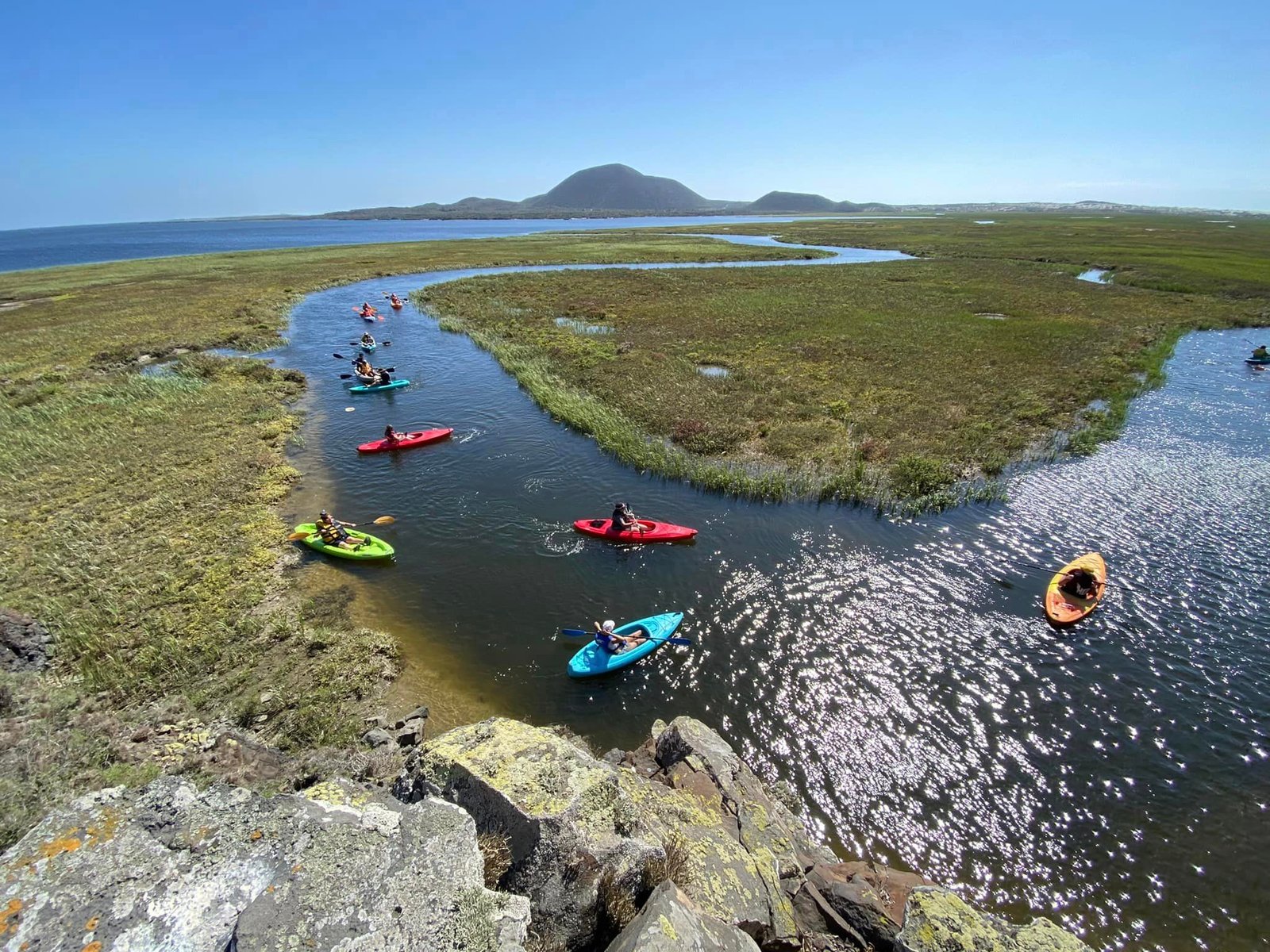Río Lagartos — kayak en la reserva de la biosfera