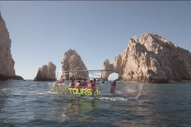 Tour por Los Cabos en barco con fondo de cristal. Salida desde Cabo San Lucas