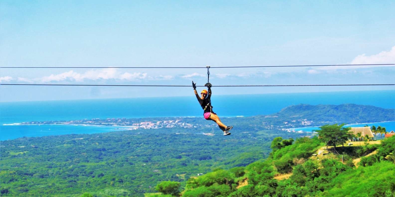 Tour Tirolesa en Sayulita-Punta Mita con vistas al bosque tropical y océano de Nayarit. Saliendo desde Tepic