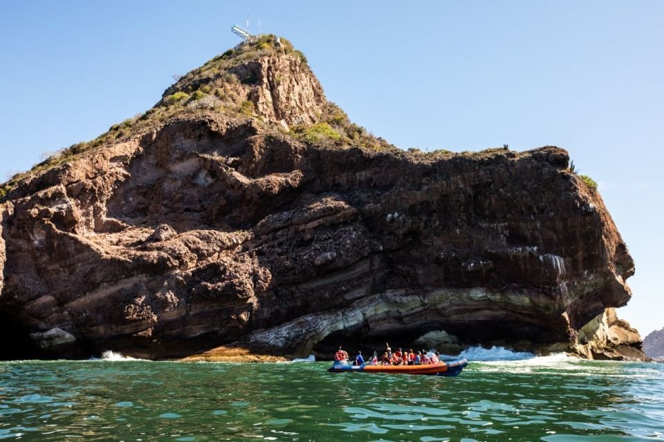 Tour de navegación por las Diez Islas. Saliendo desde Mazatlán, Sinaloa.